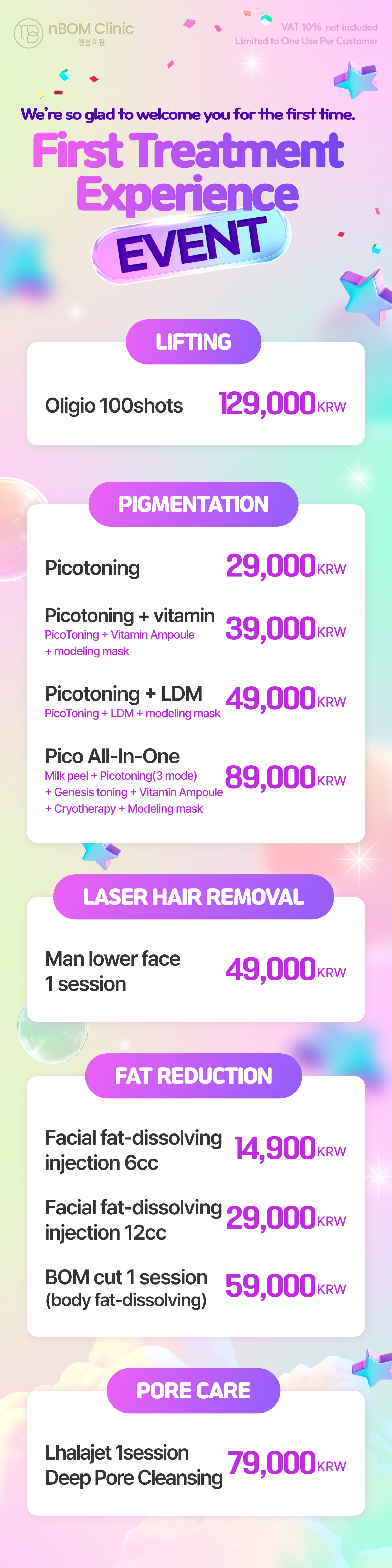 First Treatment Experience Event