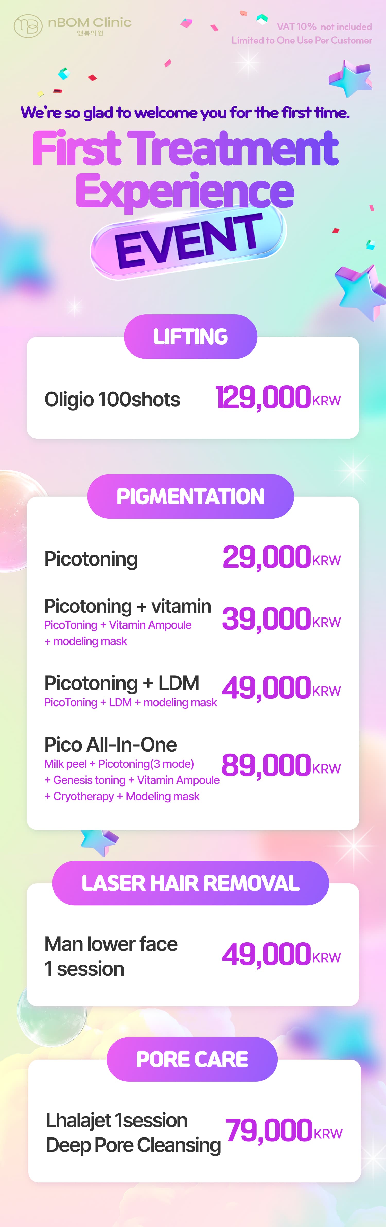 First Treatment Experience Event